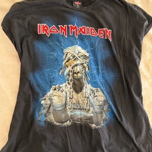 Vintage Iron Man Black Graphic Tee